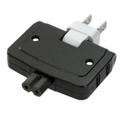 ACアダプター用タップ 2P WAC-200B(BK)