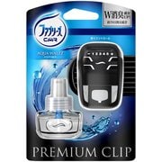 消臭芳香剤 車用 ファブリーズ プレミアムクリップ アクアワルツ 本体 7mL