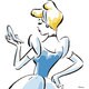 Wii U Skin Cinderella Sketch [Wii U ドレスアップシール]