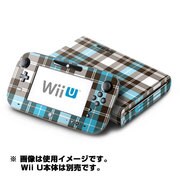 Wii U Skin T Urq Uoise Plaid [Wii U ドレスアップシール]
