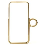 ジュエルフォン [iPhone5/5s用 フレーム ゴールドダイヤモンド]