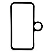 ジュエルフォンカラー [iPhone5/5s用 ケース マットブラック]