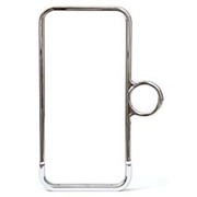 ジュエルフォンカラー [iPhone5/5s用 ケース シルバー]