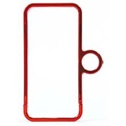 ジュエルフォンカラー [iPhone5/5s用 ケース メタルレッド]