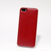 RSL-IP5RD-PG [iPhone 5/5s用 リアル レザーケース カバー レッド]