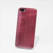 RSW-IP5PH-HG [iPhone 5/5s用 リアル ウッデンケース カバー パープルハート クリア磨き仕上げ]