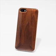 RSW-IP5WN-HG [iPhone SE/5s/5用 リアル ウッデンケース カバー ウォールナット クリア磨き仕上げ]