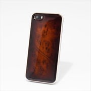 RSW-IP5KUS-SG [iPhone SE/5s/5用 リアル ウッデンケース カバー 楠 バールブラウンサンバースト]
