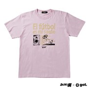 G492476 [キャプテン翼×gol. Tシャツ 挑戦状 メンズ S ピンク/002]