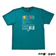 G492478 [キャプテン翼×gol. Tシャツ トリカゴ メンズ M ピーコック（グリーン）/038]