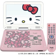 ポータブルDVDプレーヤー 10インチ ハローキティ ピンク ADP-1000HKTP