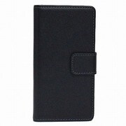 IQ-G6-ST-BK [HUAWEIAscend G6 4G用 手帳型レザーケース ブラック]