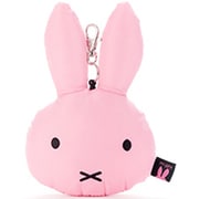 ブルーナ miffy シンプルカラーズキルト リール付きパスケース ピンク [キャラクターグッズ]