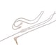 Westone イヤホンEPIC耳かけカーブ型ケーブル 132cm クリア WST-RC-ESUM-52-CLR