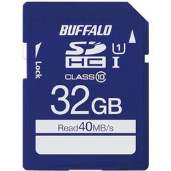 SDHCメモリーカード 32GB Class10 UHS-I U1 最大読込40MB/s RSDC-032GU1S
