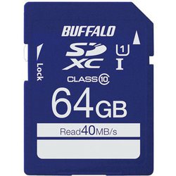 SDXCメモリーカード 64GB Class10 UHS-I U1 最大読込40MB/s RSDC-064GU1S