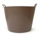 Tubtrugs Msize 26L Coffee [タブトラッグス ゴムバケツ Mサイズ 26L コーヒー]