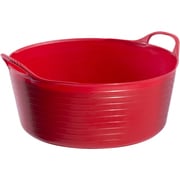 Tubtrugs Shallow 15L Red [タブトラッグス ゴムバケツ シャロー 15L レッド]