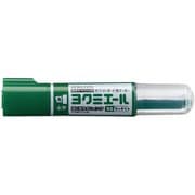 ホワイトボード用マーカー ヨクミエール 直液カートリッジ式 太字角芯 6.4~6.8mm 緑 PM-B513NG