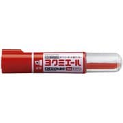 ホワイトボード用マーカー ヨクミエール 直液カートリッジ式 太字角芯 6.4~6.8mm 赤 PM-B513NR