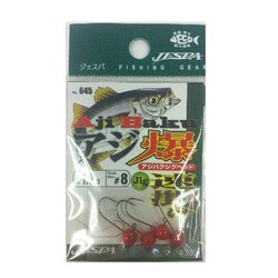 034779 [645 アジ爆ジグヘッド 1.3g レッド]