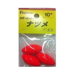060102 [カラーシンカー ナツメ 10号 蛍光レッド]