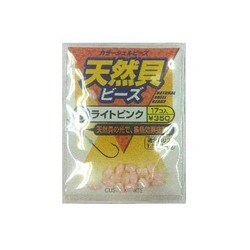 241414 [天然貝ビーズ ナツメ S ライトピンク]