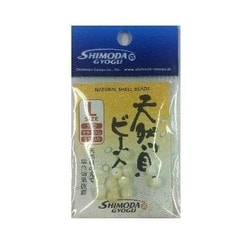 241780 [天然貝ビーズ丸型 L ナチュラル]