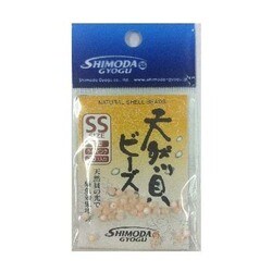 241711 [天然貝ビーズ丸型 SS ライトピンク]