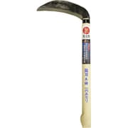 両刃木鎌 スチール 柄部 天然木 重量350g 宝長久寛文作 両刃木鎌 鋼付 165mm