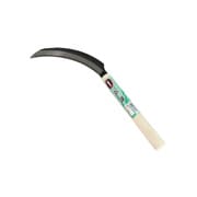 鋸鎌 スチール 柄部 天然木 重量110g 宝長久 鋸鎌