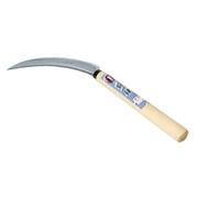 鋸鎌 ステンレス 柄部 天然木 重量140g 宝長久 ステンレス 鋸鎌