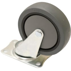 プラキャリーラック ライト君用キャスター 75mm 自在車輪 前輪 [キャスター75mm 重量216g]