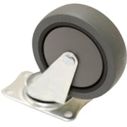 プラキャリーラック ライト君用キャスター 75mm 自在車輪 前輪 [キャスター75mm 重量216g]