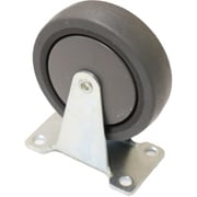 プラキャリーラック ライト君用キャスター 75mm固定車輪 後輪 [キャスター75mm 重量174g]