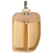 ＃454 [OWL オウル 牛革型 押剪定鋏サック2丁差 カン付]