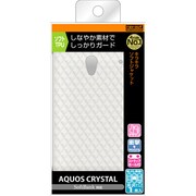 RT-AQCC7/C [AQUOS CRYSTAL用 キラキラ・ソフトジャケット ラメクリア]