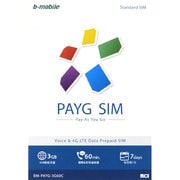 b-mobile(ビーモバイル) PAYG SIM (StandardSIM) Chinese BM-PAYG-3G60C
