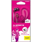 スポーツ向け耳栓タイプステレオヘッドホン ピンク EHP-SPIN200 PN