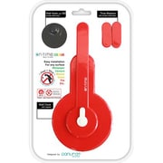 ウォールクロック レッド Colour-Red ON-Time WALL CLOCK