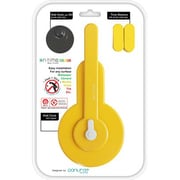 ウォールクロック イエロー Colour-Yellow ON-Time WALL CLOCK