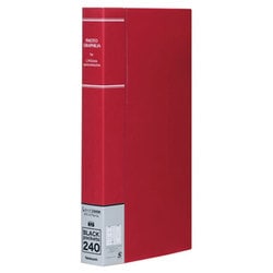 フォトグラフィリア L判 3段 240枚収納 レッド PHL1024R