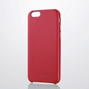 PM-A14PVLRD [iPhone 6/6s 4.7インチ ソフトレザーカバー レッド]
