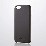 PM-A14PVLBK [iPhone 6/6s 4.7インチ ソフトレザーカバー ブラック]