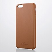 PM-A14LPVLBR [iPhone 6 Plus/6s Plus 5.5インチ ソフトレザーカバー ブラウン]