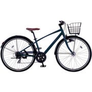 クロスバイク EXクロス アーバン 380mm 27インチ 外装7段変速 ネイビーブルー BEU38L5 OB24