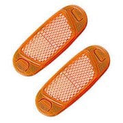 自転車用反射板 オレンジ 2個入り カラースポーク リフレクター OR