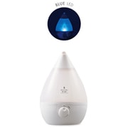 加湿器（超音波式） アロマ加湿器 SHIZUKU Plus+ しずくプラス しずく型 木造4～6畳：プレハブ洋室6～8畳 ピュアホワイト AHD-014-WH