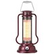 電気暖房 ミニハロゲンヒーター Lantern 300W 転倒OFFスイッチ ボルドーレッド AMH-380-RD