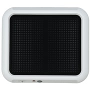 電気暖房 フットヒーター 100W 4時間自動OFF ピュアホワイト AFH-107-WH